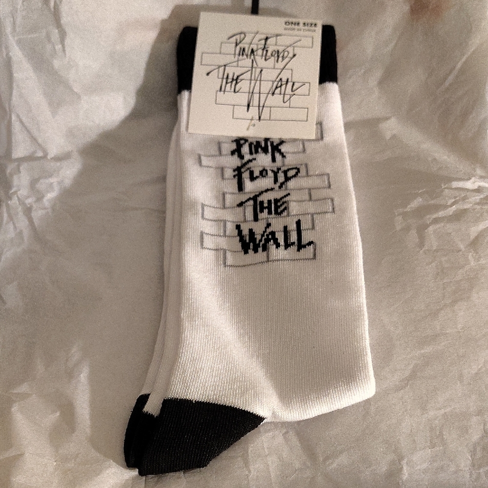 Pink Floyd The Wall Black and White Casual Socks